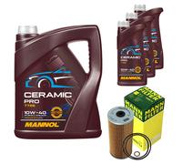 MANN Filtro Olio 8L MANNOL Ceramic Pro 10W-40 Per Mercedes-Benz SL R129 500