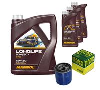 MANN Filtro Olio 8L MANNOL Longlife 504/507 5W-30 Per Hyundai Tucson TLE 1.6 GDi