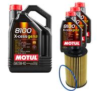 MANN Filtro Olio 8L MOTUL 8100 X-CESS 5W-40 Per Alfa Romeo Brera 3.2 JTS