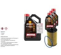 MANN Filtro Olio 8L MOTUL 8100 X-CLEAN EFE 5W-30 Per Opel Insignia A 2.8
