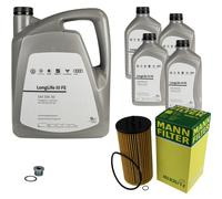 Mann Filtro Olio 9 L motore VW 0W-30 Longlife III Fe per Phaeton 4.2 V8 4motion
