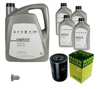 Mann Filtro Olio 9 L VW motore 0W-30 Longlife III Fe per Caddy II Scatola 9K9A