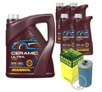MANN Filtro Olio 9L MANNOL Ceramic 5W-40 Per BMW 7 Serie 750i iL 8 Serie 850 Ci