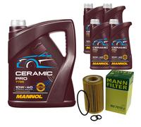 MANN Filtro Olio 9L MANNOL Ceramic Pro 10W-40 Per Mercedes-Benz B-Class W246