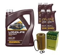 MANN Filtro Olio 9L MANNOL Longlife 504/507 5W-30 Per Mercedes GLK X204