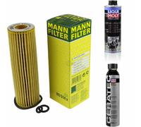Mann Filtro Olio Hu 514 X+ Liqui Moly Cera Tec 3721 + Lavaggio Motore 2427