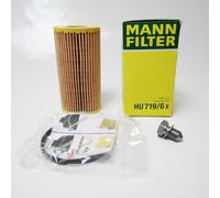 Mann Filtro Olio HU719/6x + Tappo Scarico 15374 VW Audi Seat Skoda 2,0l 2,5l