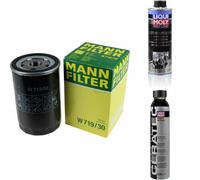 Mann Filtro Olio W 719/30 + LIQUI MOLY Cera Tec 3721 + Lavaggio Motore 2427