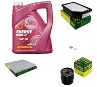MANN Inspectionset 5L MANNOL Energy 5W-20 per KIA Rio III 1.25