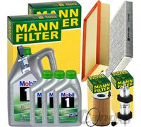 Mann Kit Diagnosi Auto+ 8L Mobile 1 5W-30 Olio Motore Adatto A per Audi Q7 4LB