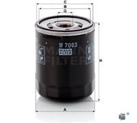 MANN Olio Filter Con Tappo di Chiusura Per Fiat 500L 1.4