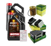 MANN Pacchetto di ispezione 10L MOTUL 8100 X-PULIRE EFE 5W-30 per Mercedes-Benz