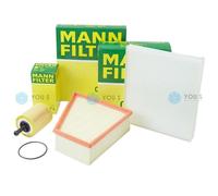 Mann Set Ispezione Filtri Confezione per Seat Skoda VW 1.4 Tdi 1.9