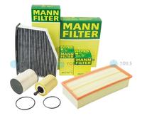 Mann Set Ispezione Filtri Confezione per VW Golf VI Variant (AJ5) 2.0 Tdi
