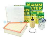 Mann Set Ispezione Filtri Confezione per VW Polo (9N) 1.4 Tdi - 70/80 Cv