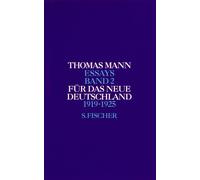 Mann, T Essays 2 - (German Import) Book NUOVO