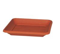 Manna 105231 Sottobicchiere Quadro Similcotto, Terracotta, 30 x 30 cm