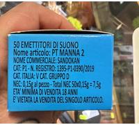 Manna Sandokan raudo raudi petardi Capodanno 50 Pezzi k1