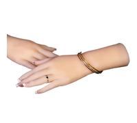 Mannequin Hand 1Pair Simulated TPE Female Model Hand Nail Practice Tactile and Realistic Fake Hands for Jewelry Displaying, Painting, Photography Models Mannequin