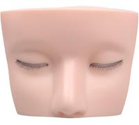 Mannequin Head Eyelashes Extension Eyelids Makeup Practice Head Realistic Beauty Practice Supply for Makeup Training