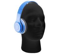 Mannequin Head, Foam Black Velvet Manikin Head for Wig Display, Cosmetology and Beauty Display Model for Jewelry, Hair Accessories, Eyewear, Hats, Glasses, Headphones, and Hairpieces