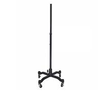 Mannequin Stand Base Only, Stand for Dress Form Cucito Manichino Torso manichino, treppiede, su ruote, altezza regolabile (colore: nero, dimensioni: con ruote) Interesting