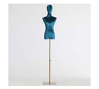 Mannequin Torso Female Tailors Model Props Color Mannequin Display Window High-End Wedding Dummy Costume Display Stand with Metal Base Dress Form (Color : A Size : M) (H Medium)