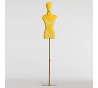 Mannequin Torso Female Tailors Model Props Color Mannequin Display Window High-End Wedding Dummy Costume Display Stand with Metal Base Dress Form (Color : A Size : M) (D Small)