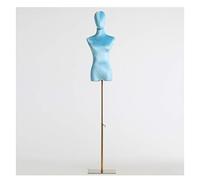 Mannequin Torso Female Tailors Model Props Color Mannequin Display Window High-End Wedding Dummy Costume Display Stand with Metal Base Dress Form (Color : A Size : M) (E Small)