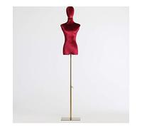 Mannequin Torso Female Tailors Model Props Color Mannequin Display Window High-End Wedding Dummy Costume Display Stand with Metal Base Dress Form (Color : A Size : M) (G Medium)