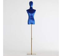 Mannequin Torso Female Tailors Model Props Color Mannequin Display Window High-End Wedding Dummy Costume Display Stand with Metal Base Dress Form (Color : A Size : M) (F Small)
