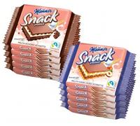 Manner - Confezione da 5x 25g di Minis Latte e Nocciola Wafer Farciti e da 5x 25g di Minis Latte e Cioccolato Wafer Farciti - (Totale 10 da 25gr)