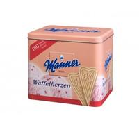 Manner Wafer Cuori Decorazione Latta 900g