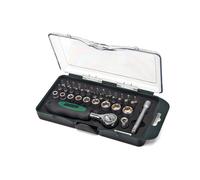 Mannesmann - M29891 - Set inserti, 38 pz. | Prolunga, adattatore per inserti e bussole per spazi ristretti, per mobili, biciclette e interni auto, 10 anni di garanzia