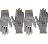 Mannesmann Brüder Tools M40371 Work Gloves Fine Knit Size M (Confezione da 2)