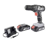 MAN 17690 - Trapano avvitatore a batteria 20 V con 2 batterie ricaricabili
