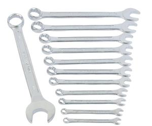 Mannesmann - M 130-12 - Set chiavi ad anello e chiavi inglesi, 12 pz., 6-22 mm, CV