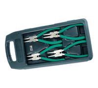 Mannesmann - M10471 - Set di pinze di montaggio, 4 pz. in valigetta | Per anelli interni ed esterni secondo DIN 472, manici antiscivolo, in valigetta, per auto, macchine e officina