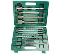 Mannesmann M12588 SDS-Plus - Set di punte a forare e punte a scalpello, 13 pezzi