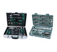Mannesmann M29075 Valigetta degli attrezzi in alluminio, con attrezzi, 108 pz. &