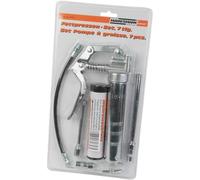 Mannesmann - M47002 - Ingrassatrice con accessori | Corpo robusto in metallo, 2 tubi ugello e 2 bocchette idrauliche, adatto a tutti gli ingrassatori standard