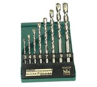 Mannesmann Professional Masonry Drill Set in Plastic Box (8 Pieces)