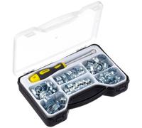 Mannesmann M60046 - Estuche con abrazaderas surtidas (50 unidades)