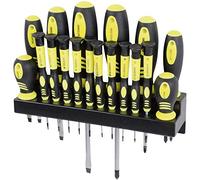 Mannesmann - MSingleSingle4Single0 - Set cacciaviti con supporto a parete Single8 pz.