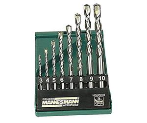 Mannesmann Professional Masonry Drill Set in Plastic Box (8 Pieces)