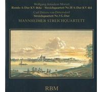 MANNHEIMER STREICHQUARTETT (quartetto) - Quartetto per archi n.3 in SOL