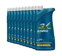 MANNOL 2 Tempi Agro API TC JASO FB Olio Per Tosaerba, 10x1 Litro
