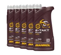 Mannol Olio 2-Takt Plus parzialmente sintetico per 2 tempi 4x1 L