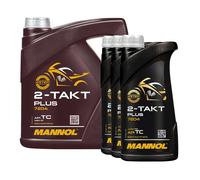 MANNOL 2 Tempi Plus Olio Miscela Semisintetico API TC Per HUSQVARNA 242 7 L
