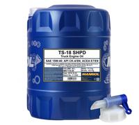 MANNOL 20 Litri TS-18 15W-40 CK-4 Leichtlauf-Olio Motore API CK-4/SN ACEA E7/E9